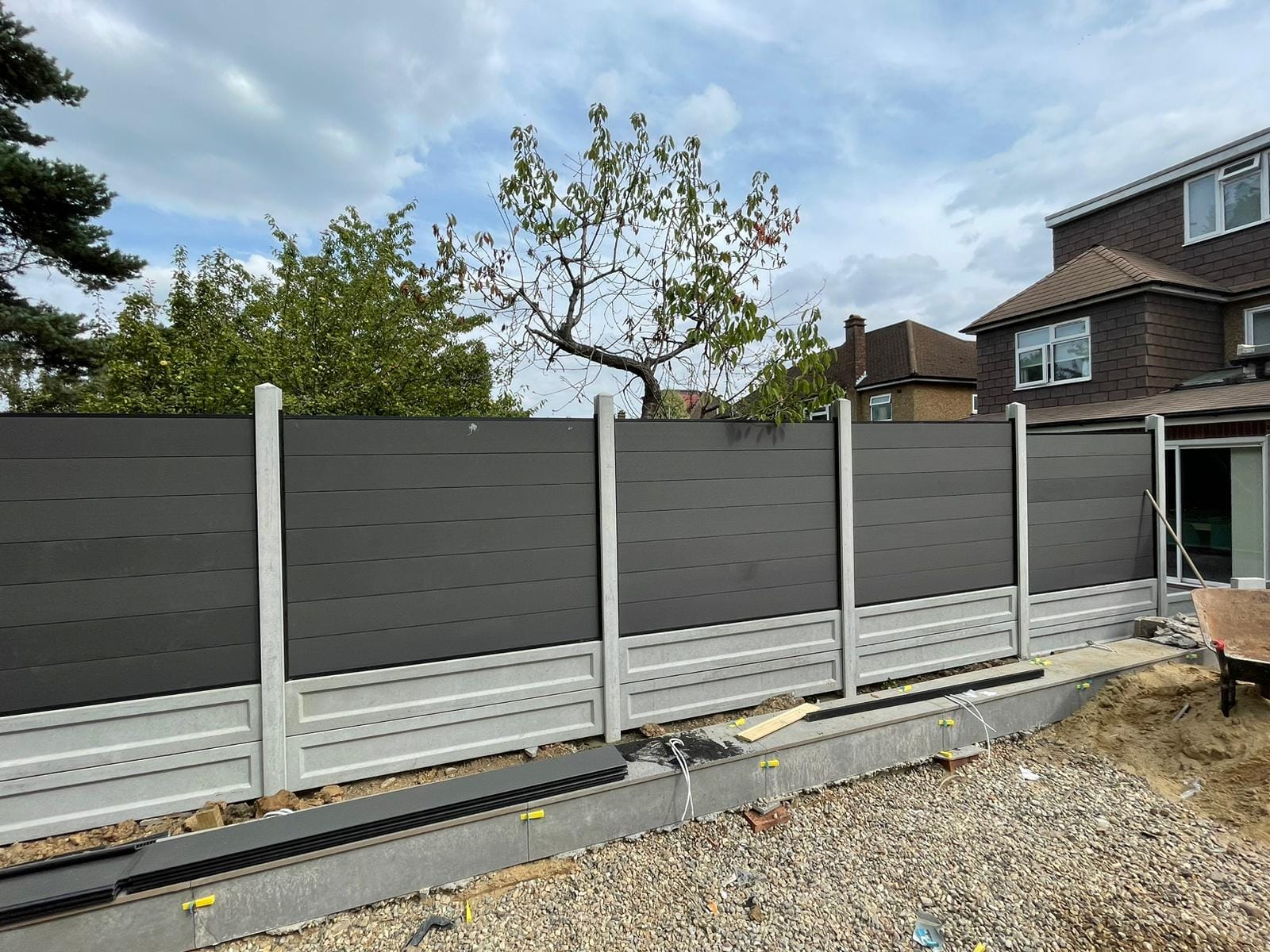 Composite fencing customer project